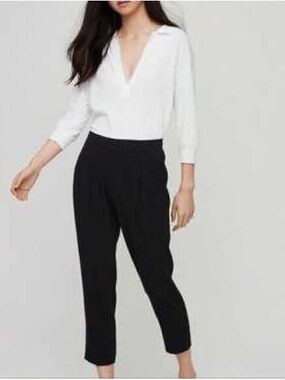 Aritzia Babaton COHEN pant - Black - Size 00|
Tailored Ankle Women trousers